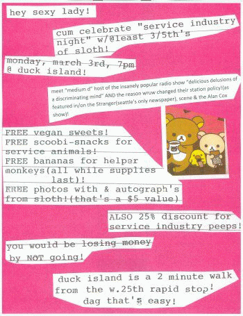 Sloth (USA-2) : 2-18-14